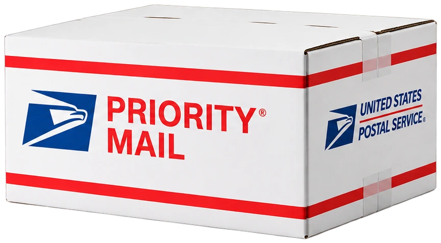 USPS Priority Mail box